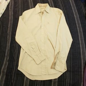 Burberry check lining button-up
